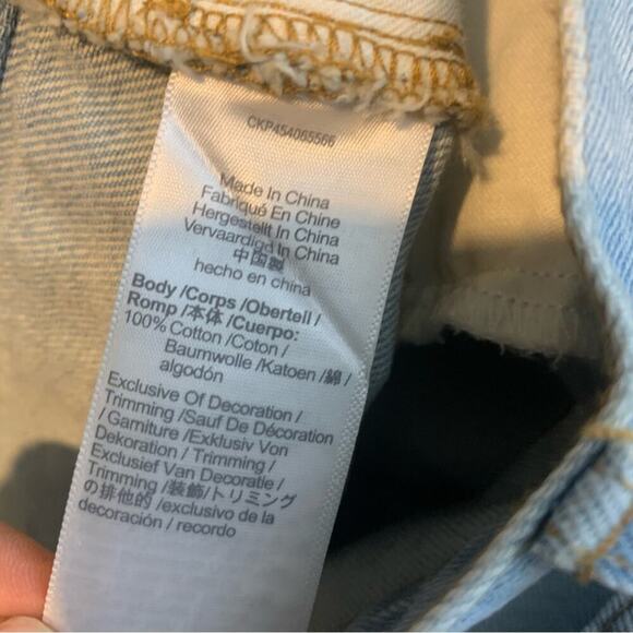 Madewell Full Length Straight Leg jeans high rise in Fitzgerald Wash size 27 - Picture 9 of 11